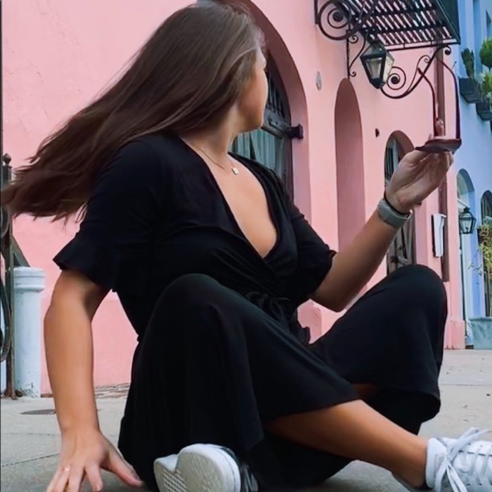Black comfy jumpsuit